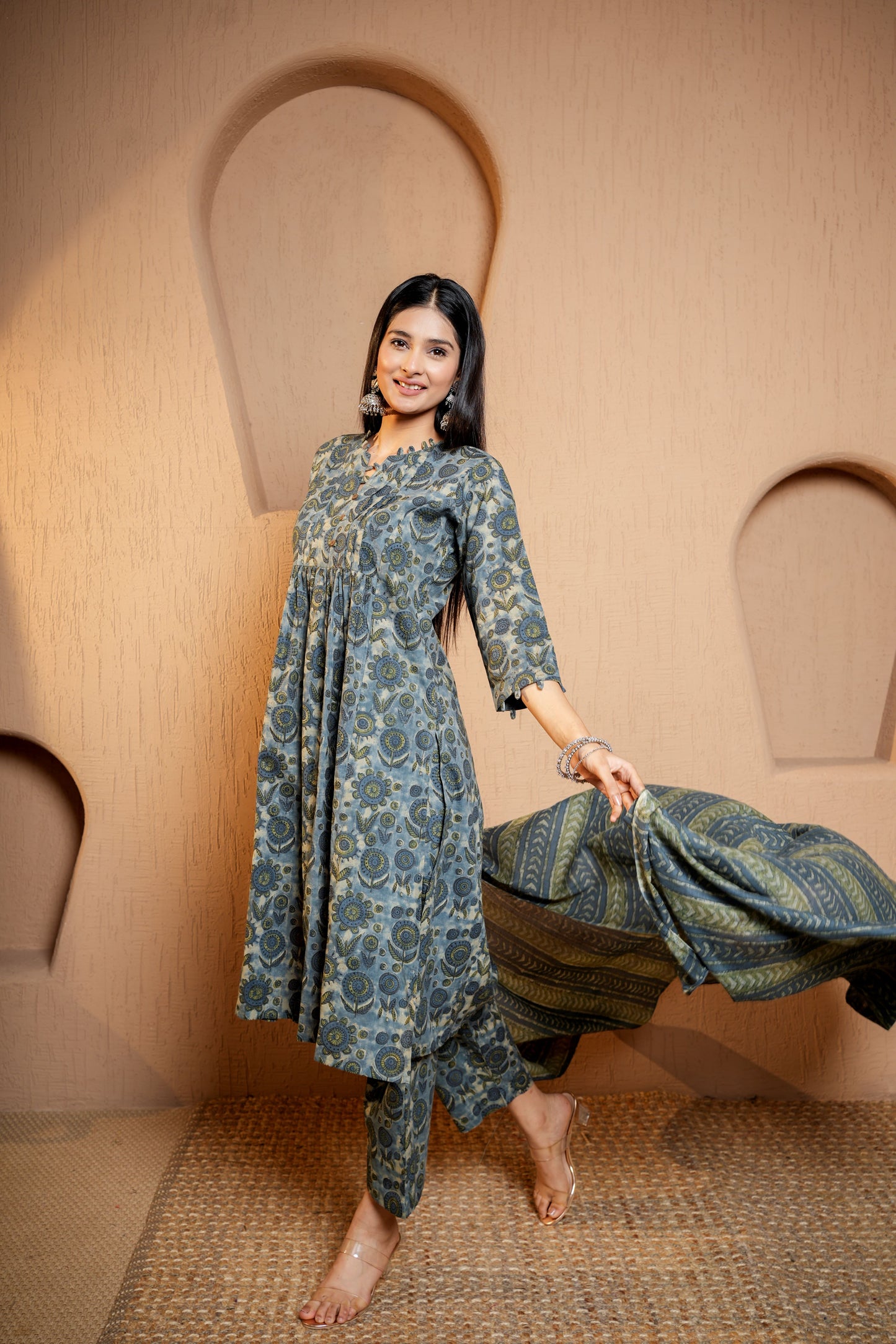 Sangria Sophistication Dupatta Set