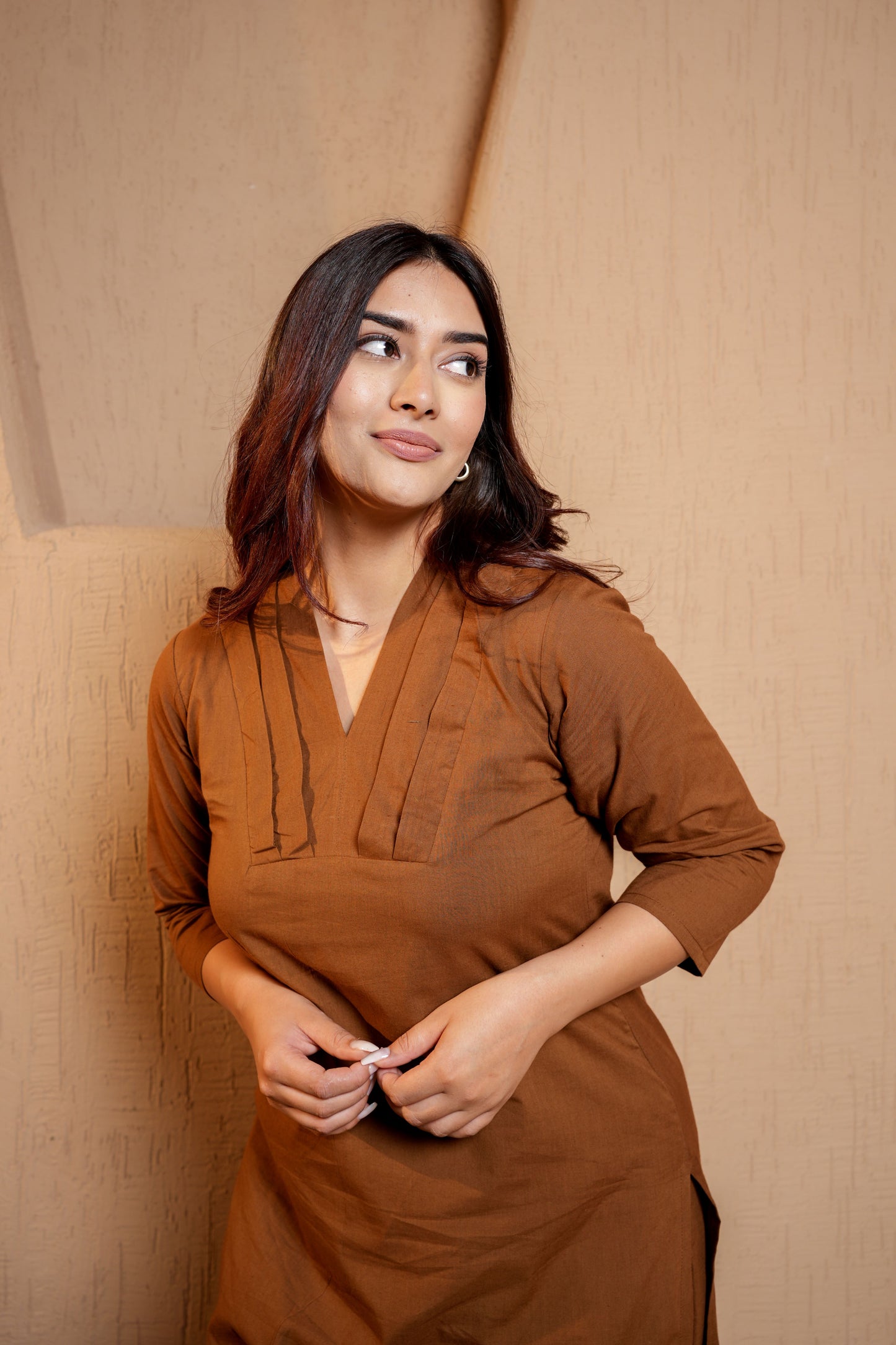 Rustic Ember kurti Set