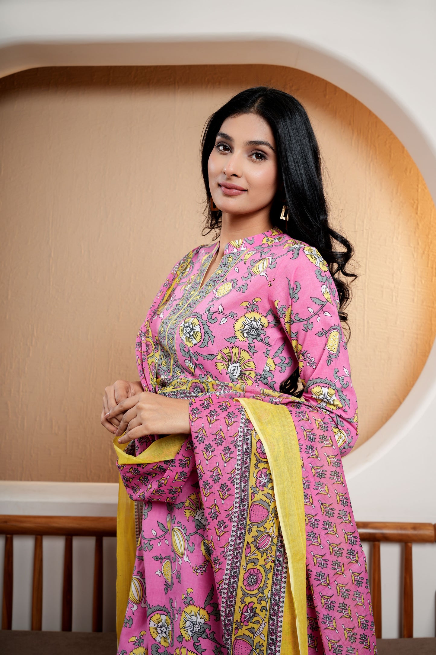 Midnight Magic Dupatta Set