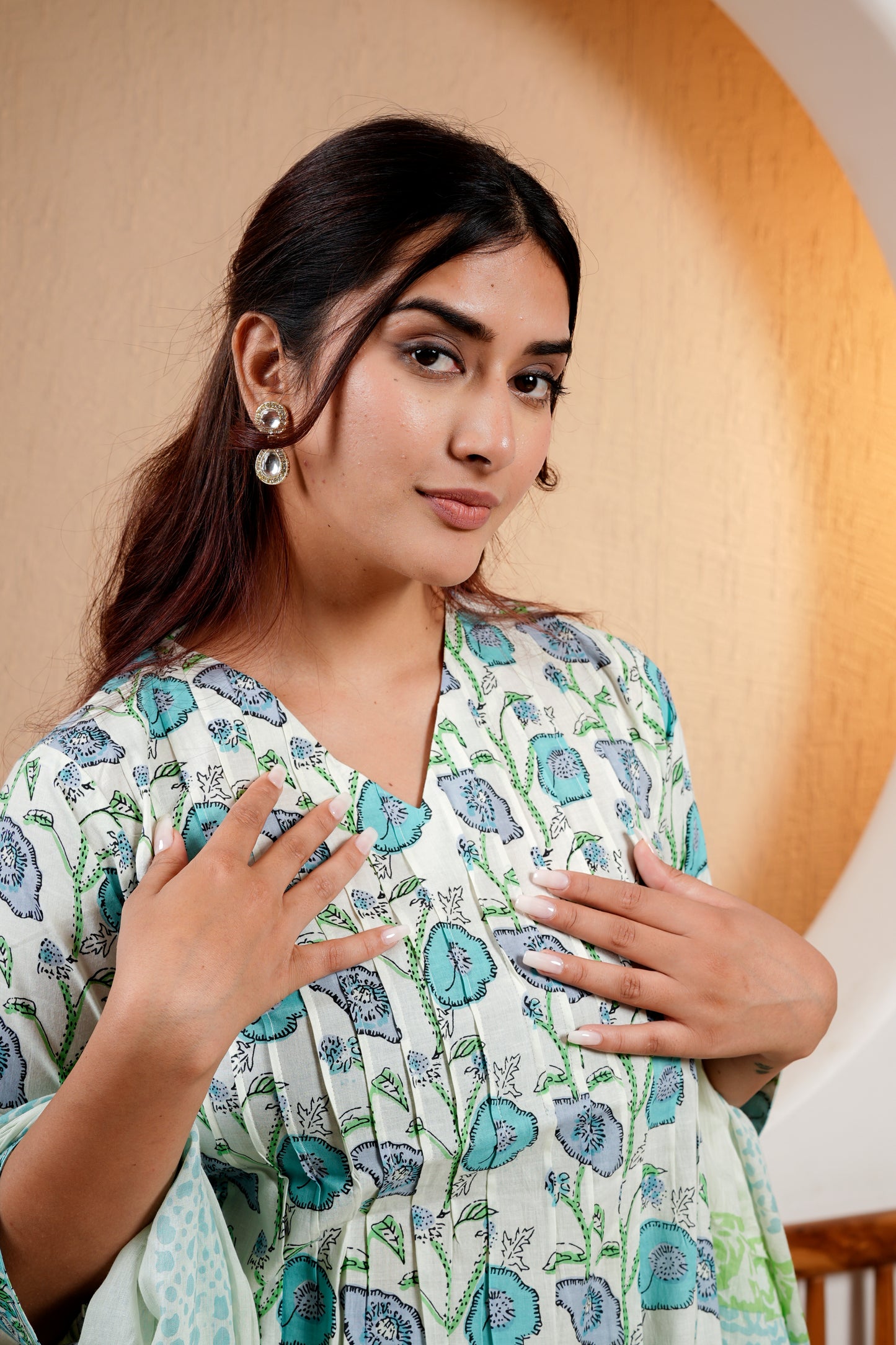 Carrot Allure Dupatta Set for women