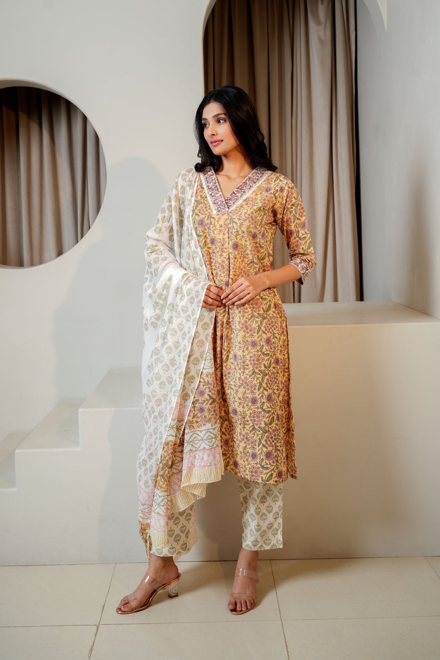 Olive Oasis Duo Dupatta Set
