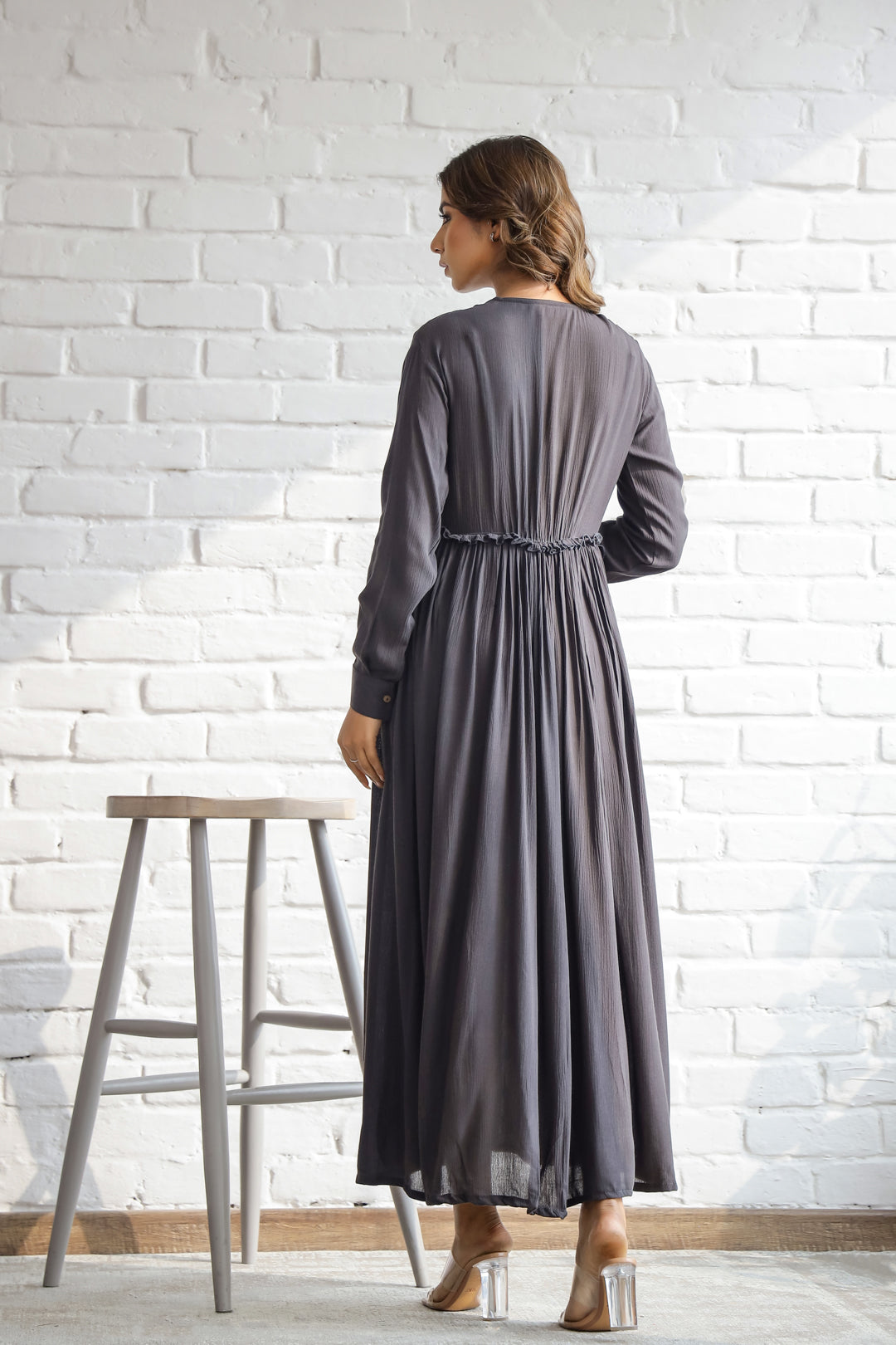 Reagal grey Mauve dress