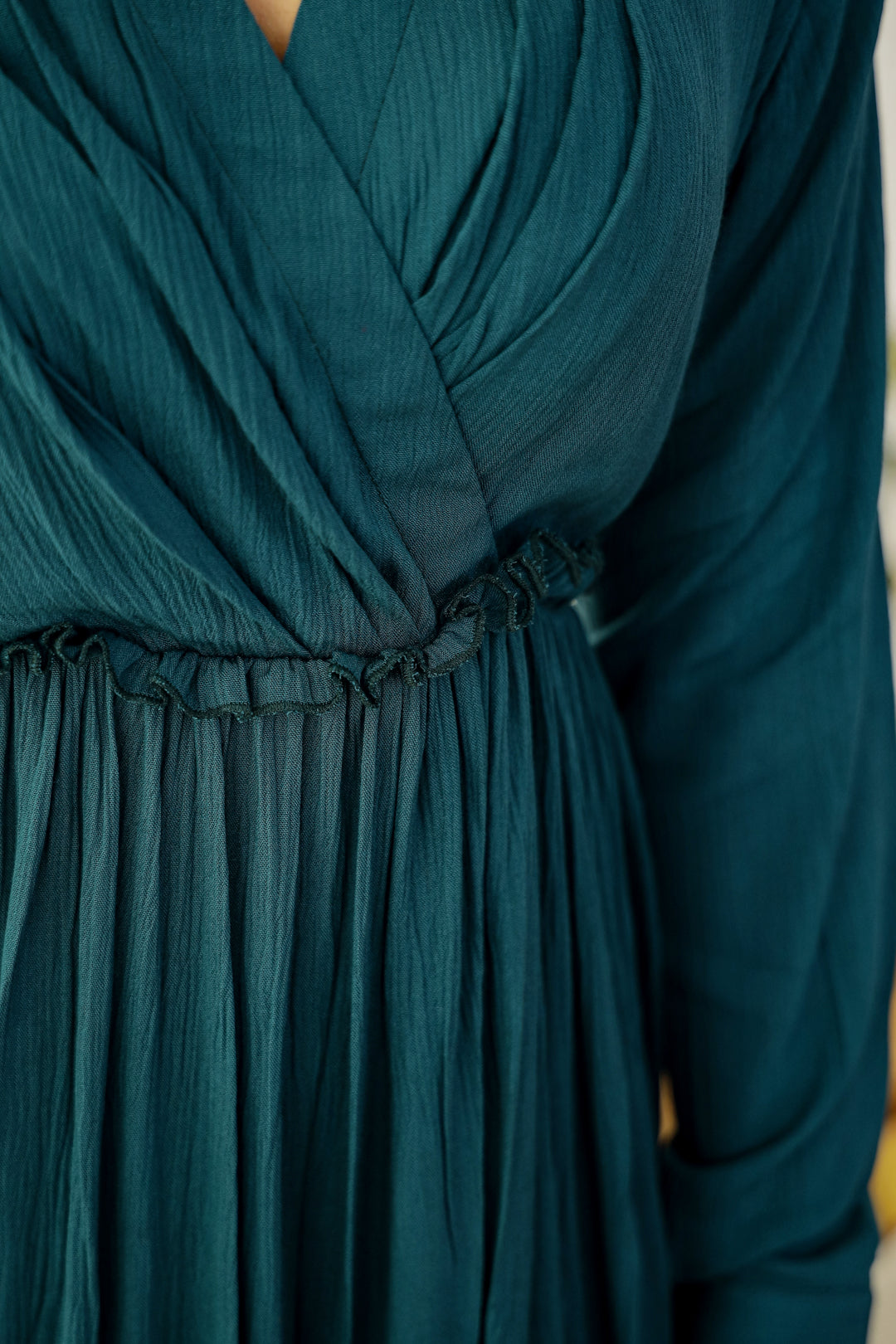 Wrinkle Veil Mauve dress