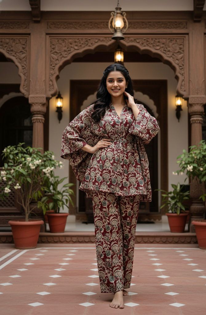 Bagru Handblock Printed Cotton Co-ord Set
