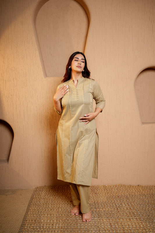 Safari Serenity Slub Dupatta Set