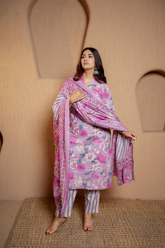 Radiant Dawn Dupatta Set