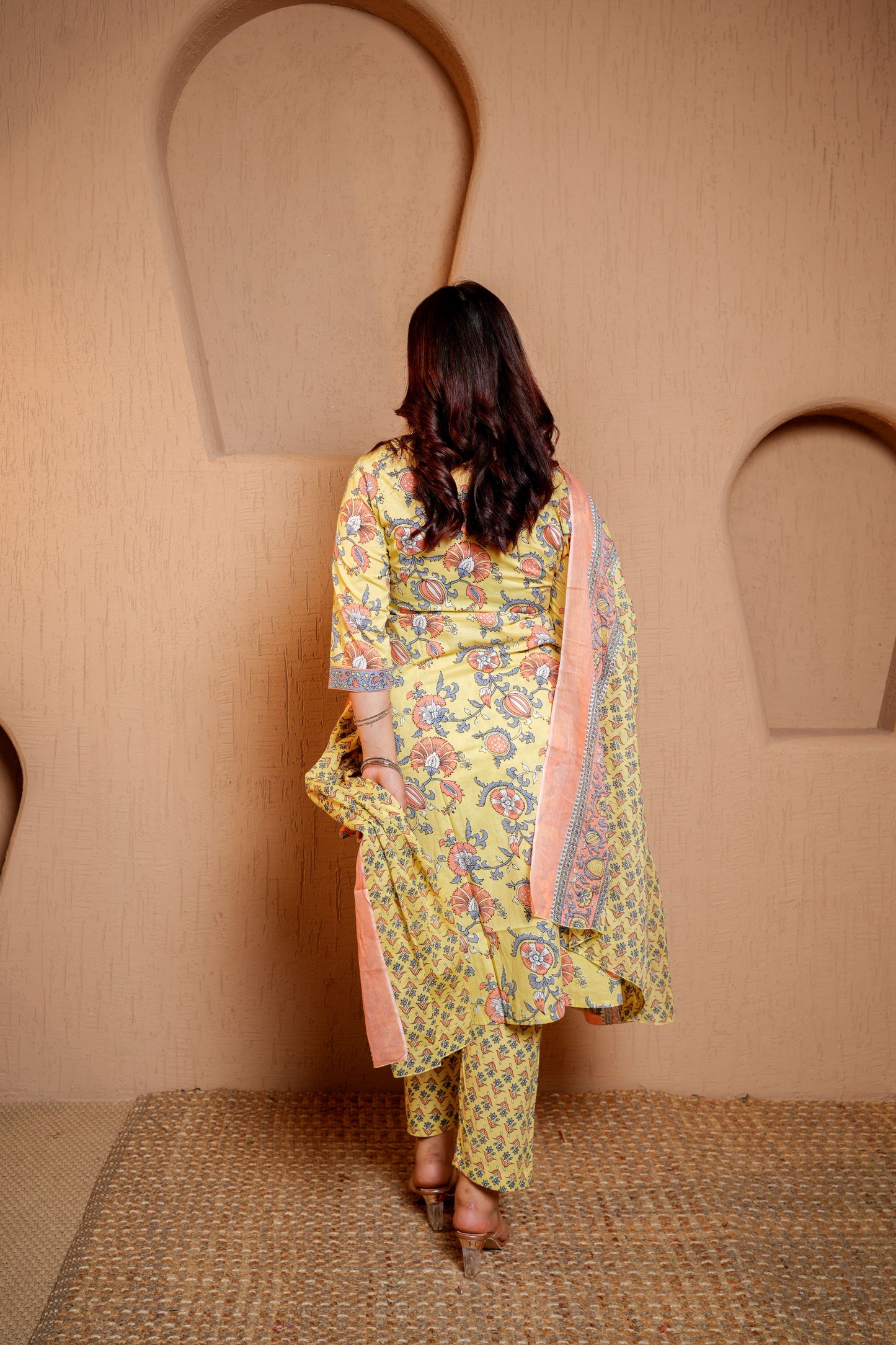 Tranquil Tapestry Elegance Dupatta Set