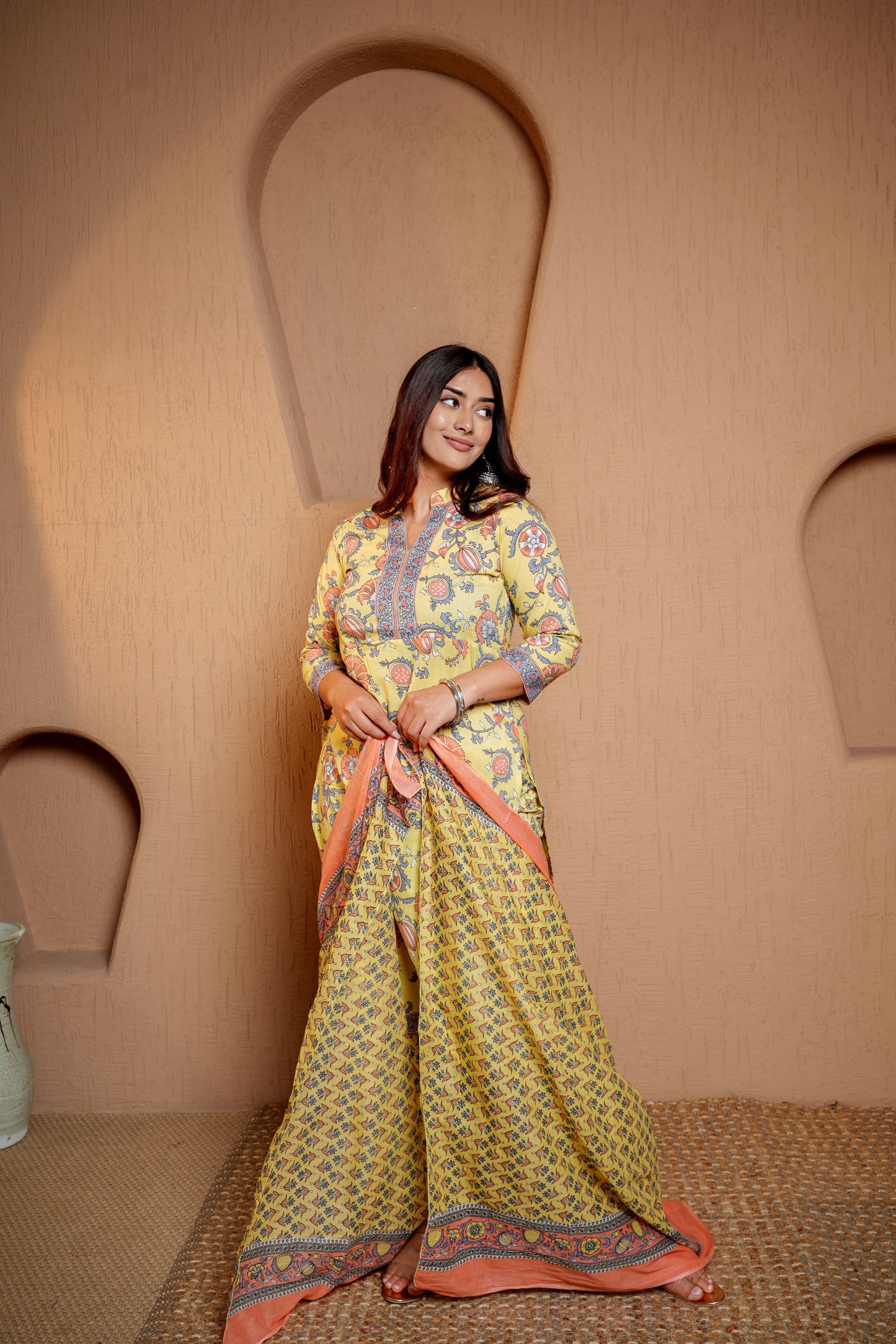 Tranquil Tapestry Elegance Dupatta Set