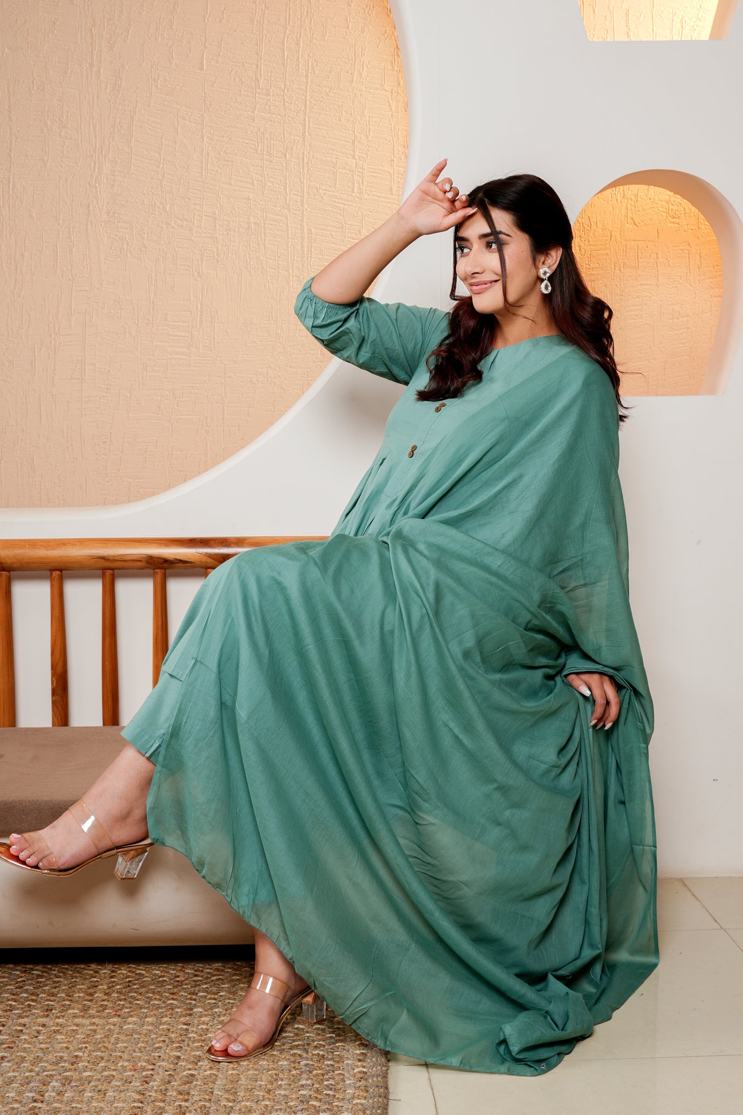 Sunset Glow Dupatta Set