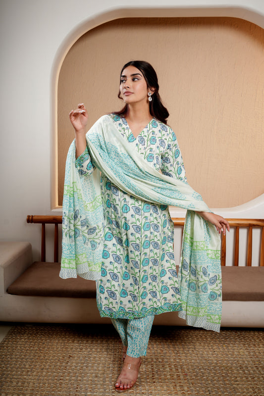 Carrot Allure Dupatta Set for women