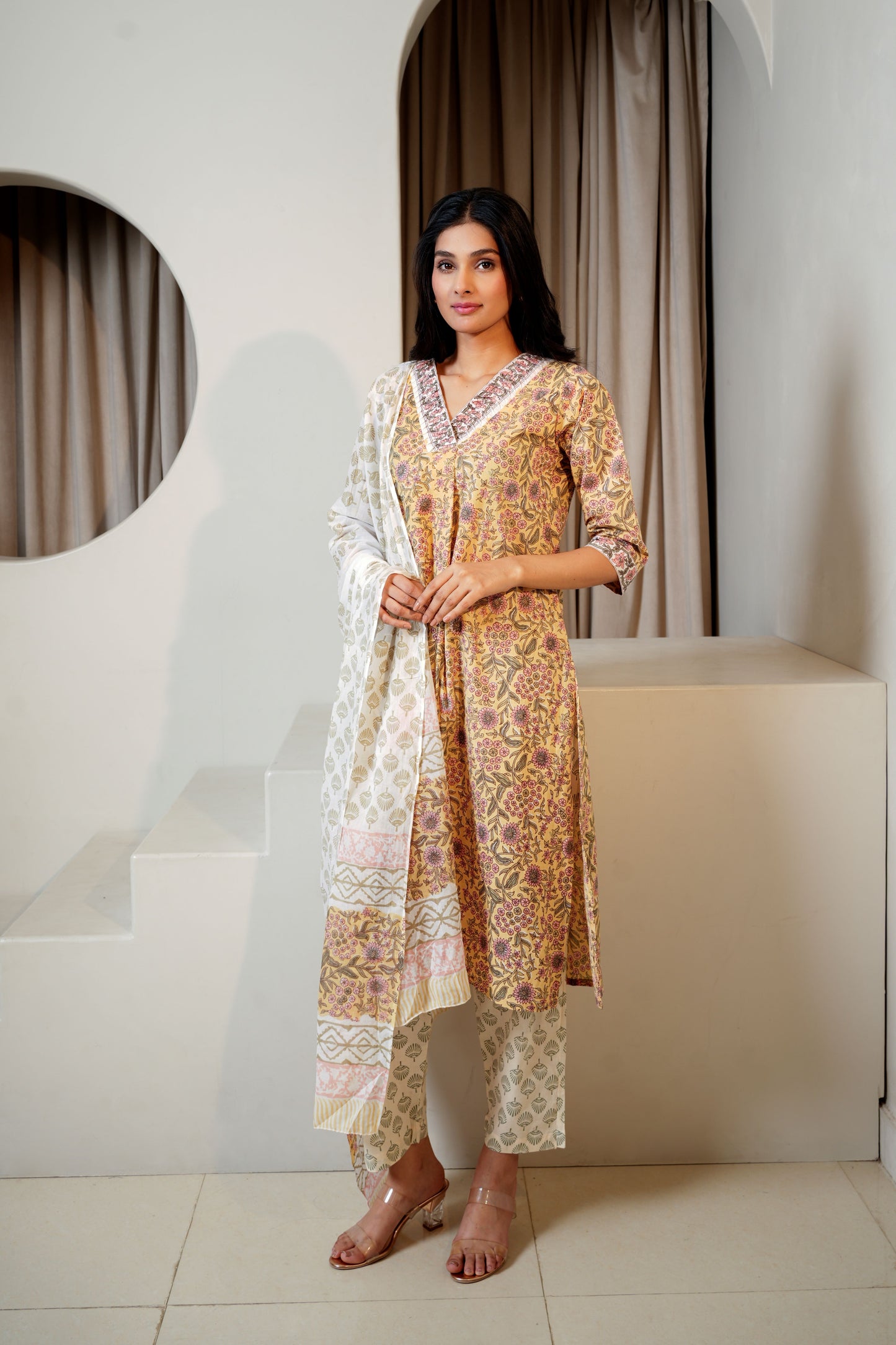 Olive Oasis Duo Dupatta Set