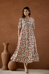 Petal Perfection Western Dress