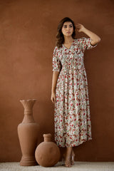 Petal Perfection Western Dress